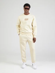 Nike Sportswear Sweatshirt 'CLUB' braun/hellgelb/offwhite