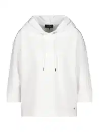 Sweater majica srebro / bijela