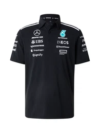 Funktionsshirt 'Mercedes - AMG Petronas Formula One Team' aqua / schwarz / wei