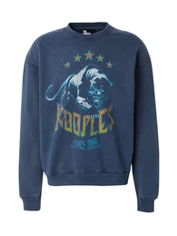 Sweatshirt azur / dunkelblau / safran / hellgrau