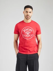 JOOP! Jeans T-Shirt '30Aleko' rot/naturweiß