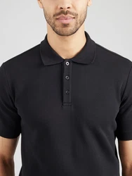 ABOUT YOU x Kevin Trapp Poloshirt Elian schwarz