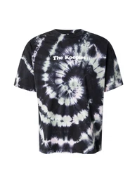 T-Shirt ecru / pastellgrn / rosa / schwarz