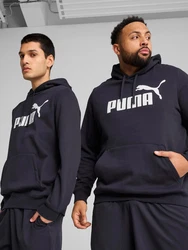 PUMA Kapuzensweatshirt ESS NO. 1 LOGO HOODIE marineblau / weiß