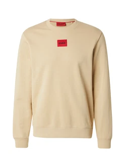 HUGO Sweatshirt Diragol212 Rundhals beige/neonrot/schwarz