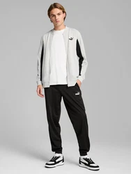 PUMA Jogginganzug hellgrau/schwarz