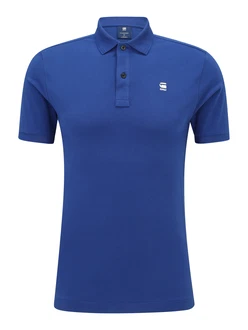 G-STAR Poloshirt 'Dunda' blau/weiß G-STAR Poloshirt 'Dunda' blau/weiß