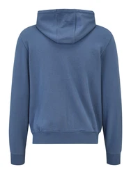 HUGO Sweatshirt Herren Sweatjacke Daple212 taubenblau/rot