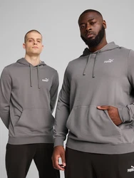 PUMA Sweatshirt ESS No. 1 dunkelgrau/weiß