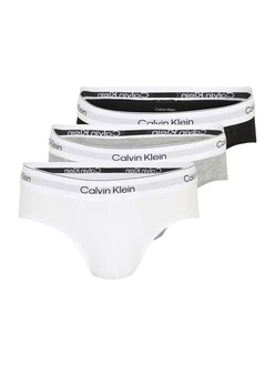 Calvin Klein Underwear Boxershorts Slip graumeliert/schwarz/offwhite