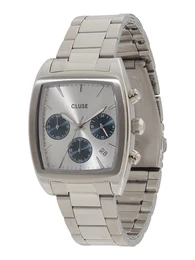 Uhr 'Quartaut Chrono' marine / silber