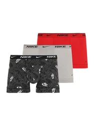 NIKE Trunks hellgrau/rot/schwarz/weiß