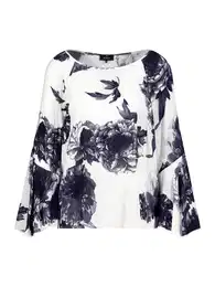 Bluza morsko plava / bijela