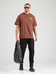 WOOD WOOD T-Shirt 'Asa' Seal azur/dunkelbraun