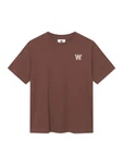 WOOD WOOD T-Shirt 'Asa' Seal azur/dunkelbraun