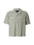 Abercrombie & Fitch Hemd pastellgrn/weiß