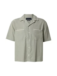Abercrombie & Fitch Hemd pastellgrn/weiß