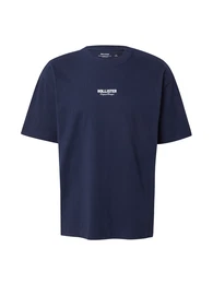 T-Shirt navy / wei