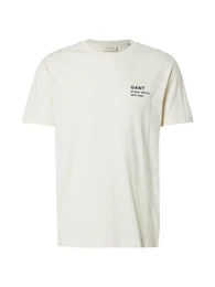 T-Shirt creme / schwarz