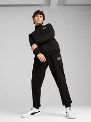 PUMA Jogginganzug 'ESS' schwarz / weiß