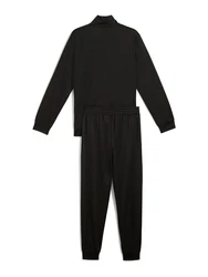 PUMA Trainingsanzug 'ESS' schwarz/weiß