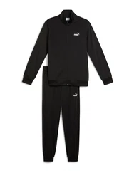 PUMA Trainingsanzug 'ESS' schwarz/weiß