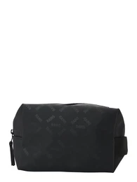 Waschtasche grau / schwarz