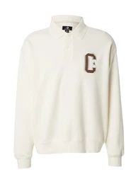 Poloshirt ecru / braun