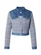 GUESS Prehodna jakna 'ELSIE'  modra / moder denim / svetlo modra / bela