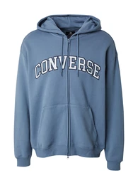 Sweatjacke 'CHUCK' saphir / schwarz / wei