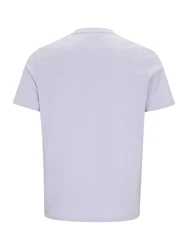 Jack & Jones Kurzarmshirt JORVESTERBRO TEE SS CREW NECK NOOS flieder/weiß