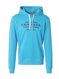 s.Oliver Sweatshirt marineblau/azurblau