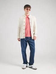 s.Oliver T-Shirt blau/hellgrau/melone