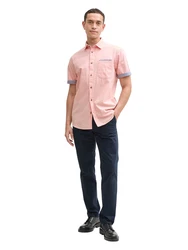 TOM TAILOR Hemd blau/koralle