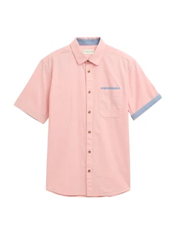 TOM TAILOR Hemd blau/koralle TOM TAILOR Hemd blau/koralle