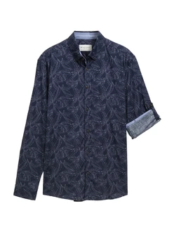 TOM TAILOR Langarmhemd Regular Fit Hemd