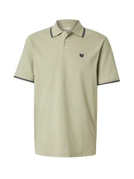 Poloshirt 'POLO SHIRT' navy / pastellgrn