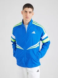 adidas Performance Laufjacke Adizero Retro himmelblau/limette/weiß