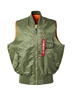 ALPHA INDUSTRIES Weste 'MA-1' oliv