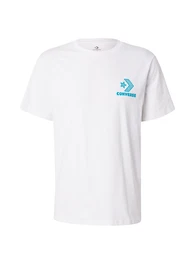 T-Shirt 'NATURE CENTER' hellblau / schwarz / wei