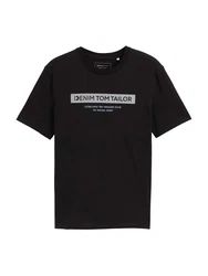TOM TAILOR DENIM T-Shirt Schwarz/Schwarz/Schwarz/Schwarz/Schwarz/Schwarz/Schwarz/Schwarz/Schwarz/Schwarz/Schwarz/Schwarz/Schwarz/Schwarz/Schwarz/Schwarz/Schwarz