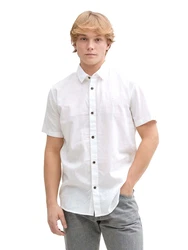 TOM TAILOR DENIM Hemd weiß