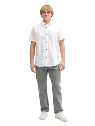 TOM TAILOR DENIM Hemd weiß