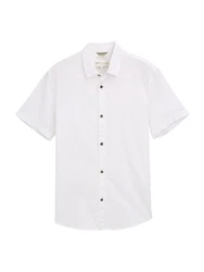 TOM TAILOR DENIM Hemd weiß