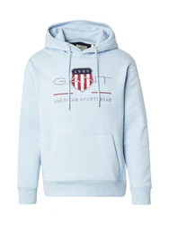 Gant Hoodie Regular Archive Shield Hoodie marineblau/hellblau/grau/rot