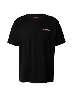 GUESS JEANS T-Shirt rot/schwarz/weiß