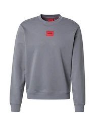 HUGO Sweatshirt Diragol212 Rundhals grau/rot/schwarz
