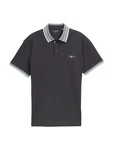 TOM TAILOR Poloshirt dunkelgrau/mint/weiß