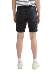 TOM TAILOR Jeansshorts TTJOSH Regular Slim schwarz