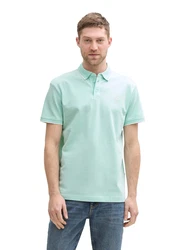 TOM TAILOR Poloshirt mint/weiß